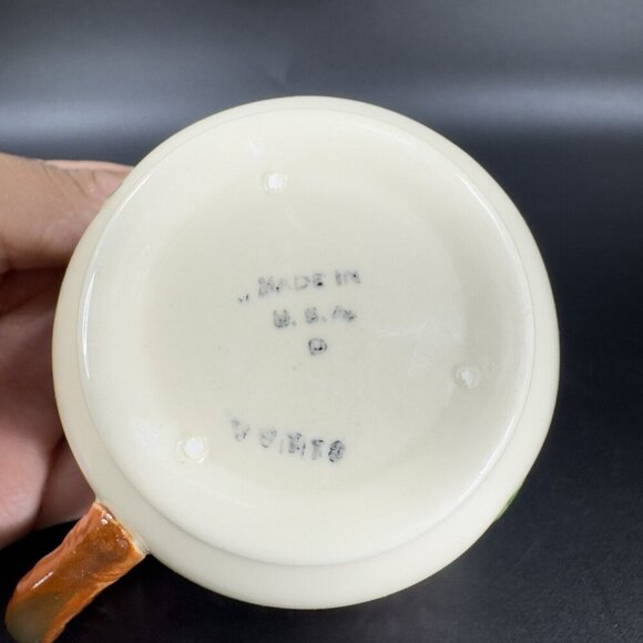 Vintage Franciscan Apple Pattern Cup Mug Stoneware USA Replacement Porcelain VTG - Picture 5 of 12